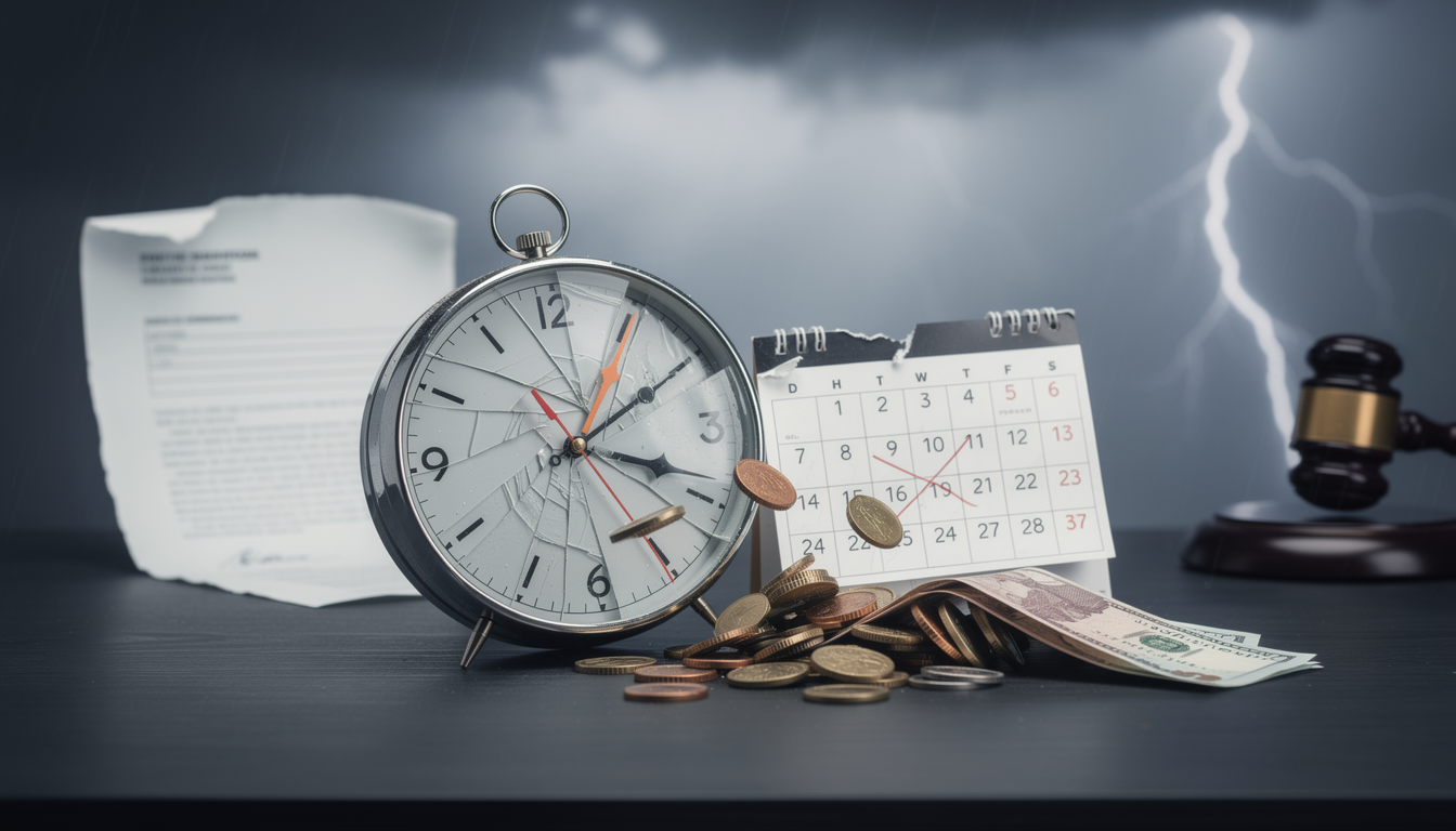 Когда сроки нарушены: что происходит после просрочки займа